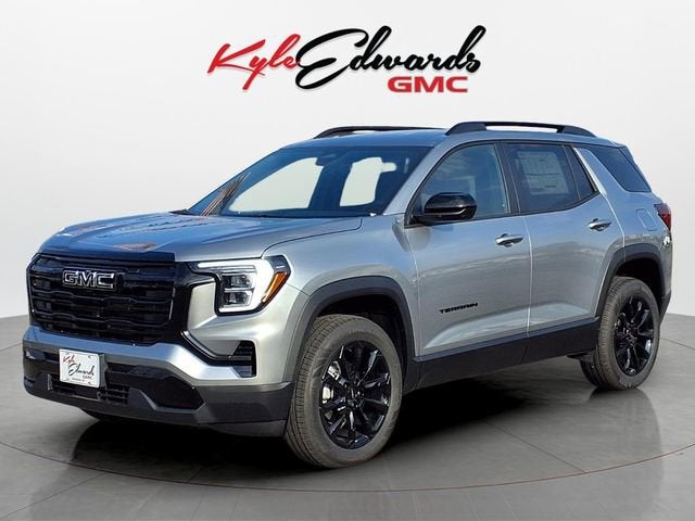 2026 GMC Terrain Elevation in Sterling Metallic — front three-quarter view